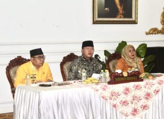 Gubernur Bengkulu, Press Conference Akhir Tahun Bersama Para Awak Media