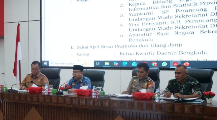 Sambut HUT Ke-81 RI, Pemprov Bengkulu Matangkan Persiapan Perayaan Kemerdekaan