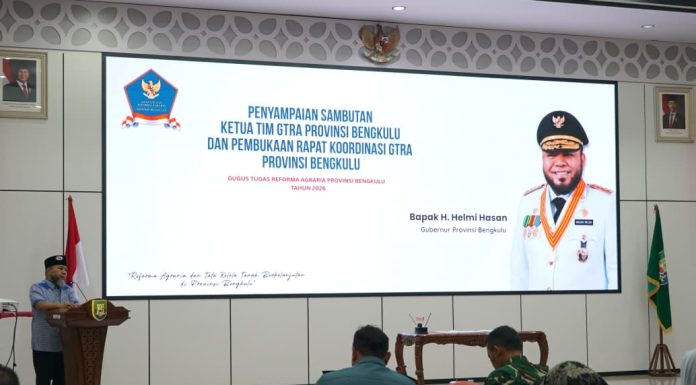 Gubernur Helmi Hasan Tekankan Pentingnya Sosialisasi Surat Edaran Menteri ATR tentang Reforma Agraria